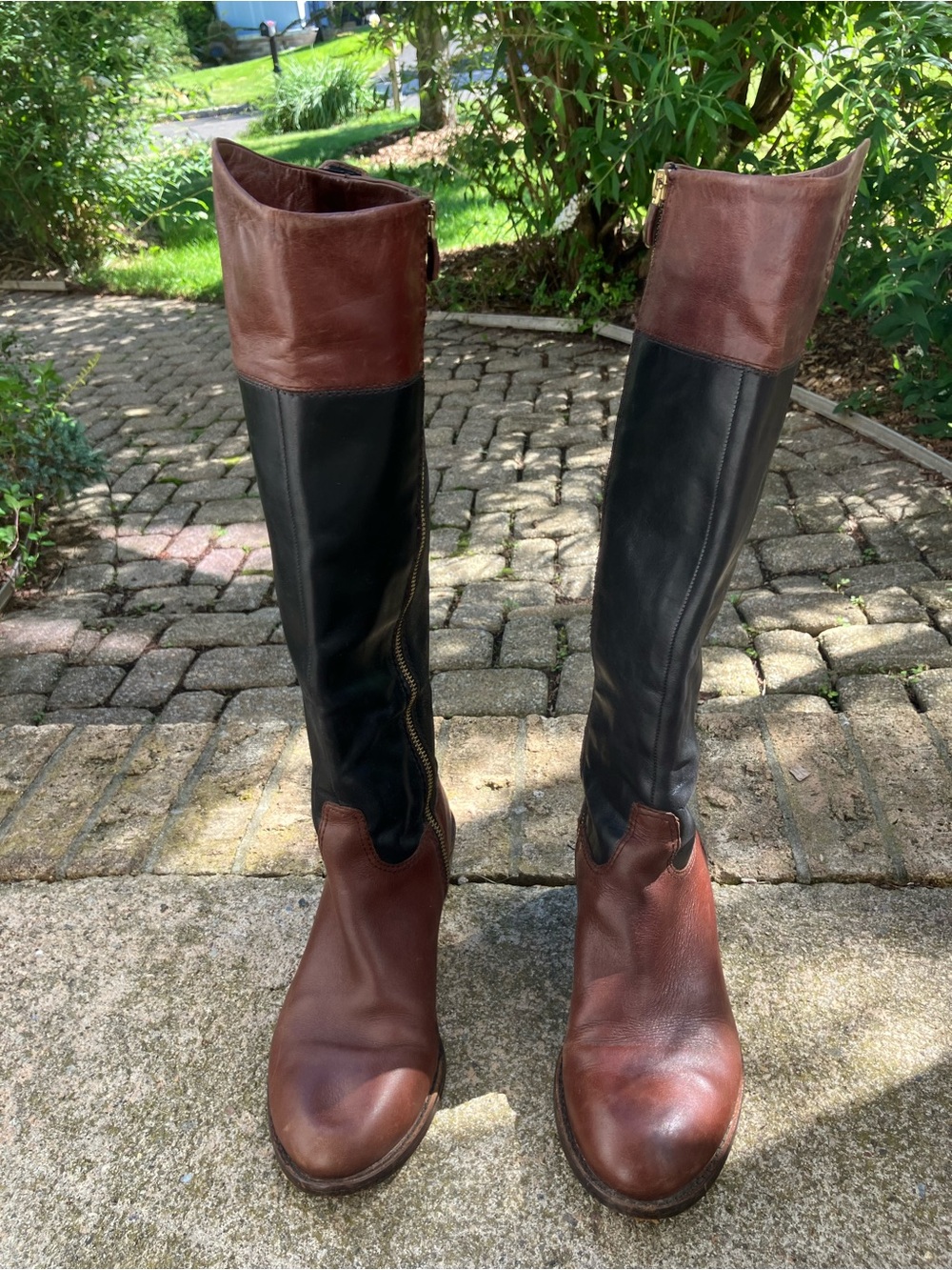 Vince Camino has Brown Full-Grain Leather Boots